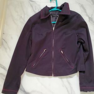 Black zipped jacket, Fully lined. Size small.